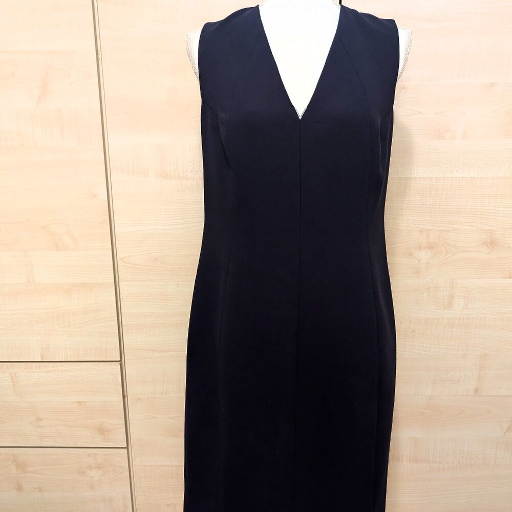 Elie Tahari Navy Blue Sheath Dress